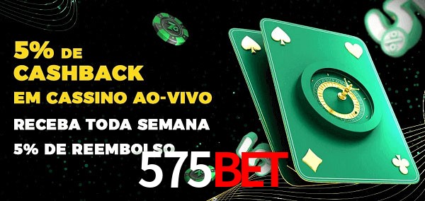 Promoções do cassino ao Vivo 575bet
